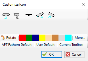 The Customize Icon window.